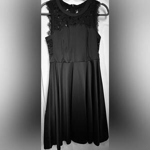 Elegant Black Sleeveless Dress